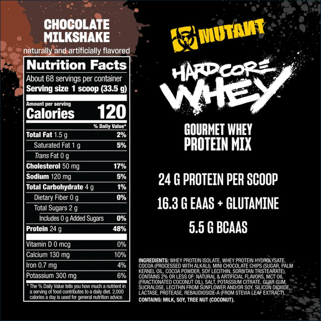 Mutant Hardcore Whey, 5lbs (Discontinued)